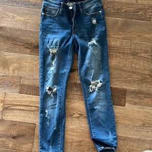 Judy Blue distressed skinny fit jeans size 3/26